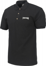 EMBROIDERED LOGO POLO Black